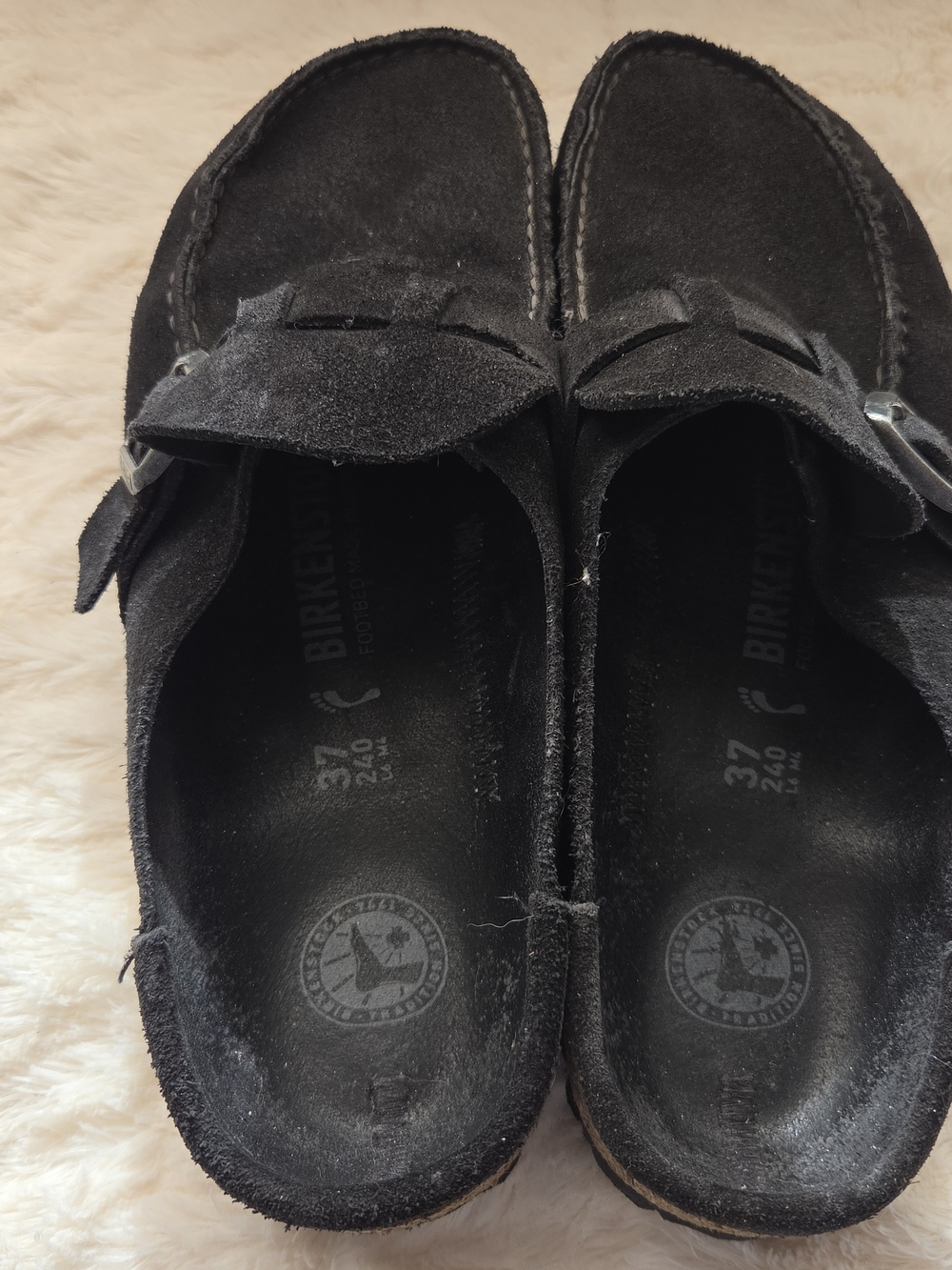 Birkenstock Buckley- Black Suede - Picture 3 of 5